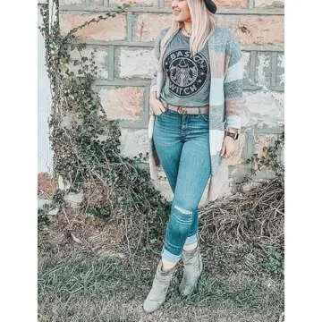 OUNAR Basic Witch Coffee T Shirt for Women Halloween Tee