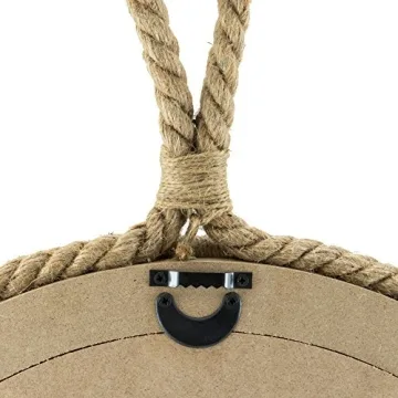 Nautical Rope Wrapped 16.5" Stonebriar Mirror