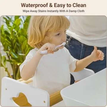 COSYLAND Adjustable Toddler Kitchen Tower - Stable Helper