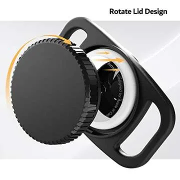 PZOZ Airtag Dog Collar Case: Waterproof & Durable 2 Pack