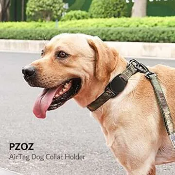 PZOZ Airtag Dog Collar Case: Waterproof & Durable 2 Pack