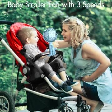 AMACOOL Stroller Fan for Babies - Portable & Flexible