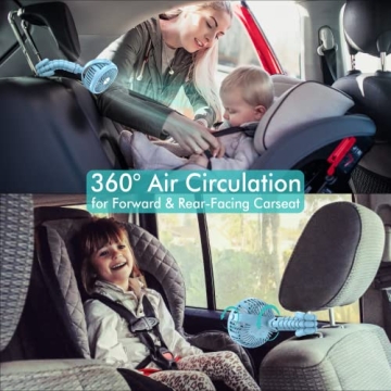 AMACOOL Stroller Fan for Babies - Portable & Flexible