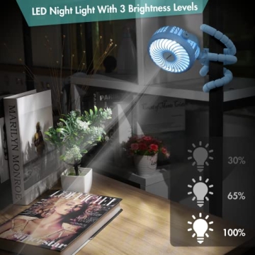 AMACOOL Stroller Fan for Babies - Portable & Flexible