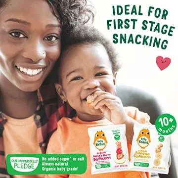 Little Bellies Organic Apple & Berry Softcorn Snacks