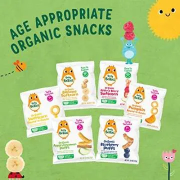 Little Bellies Organic Apple & Berry Softcorn Snacks