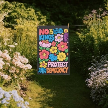 Since 1776 No Kings in Ameri-ca Flag - 12X18 Outdoor Flag