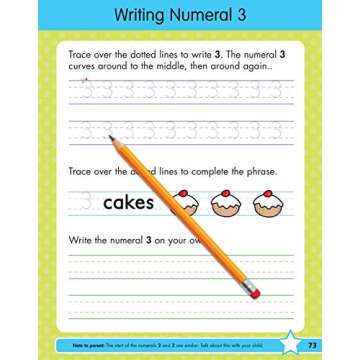 Writing Workbook for Ages 4-7 with 75+ Handwriting Activities, Pencil Control, Lowercase Letters, Numbers, Capital Letters, Words and Sentences, Conforms to Common Core Standards (Gold Stars Series)