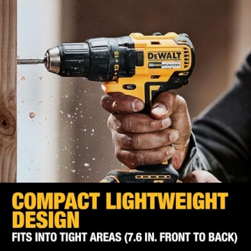 DEWALT 20V Max Brushless Cordless Drill with Battery