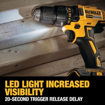 DEWALT 20V Max Brushless Cordless Drill with Battery