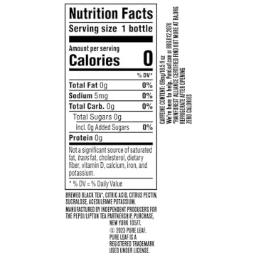 Pure Leaf Zero Sugar Sweet Tea 12 Pack - Iced Delight