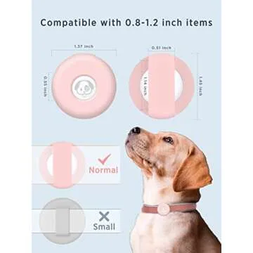 Airtag Dog Collar Holder - Silicone Case for Pets