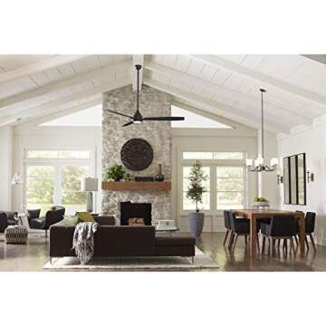 Progress Lighting Gaze Collection 60" LED Three-Blade Ceiling Fan