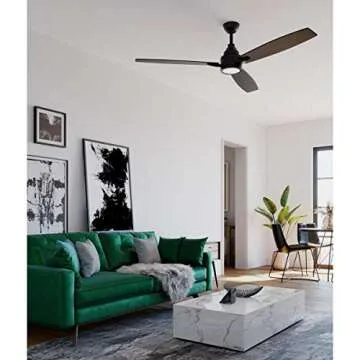 Progress Lighting Gaze Collection 60" LED Three-Blade Ceiling Fan