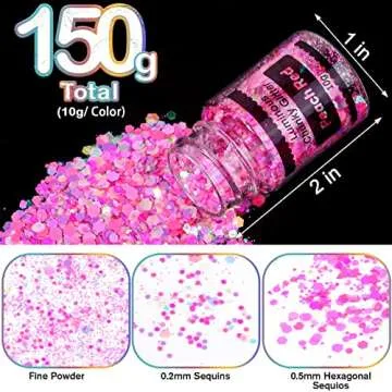Glow in The Dark Body Eye Glitter, Cridoz 15 Colors High Luminous Face Glitter Cosmetic Eyeshadow Glow Glitter for Hair Eyeshadow, Festival Carnival Party Halloween Makeup
