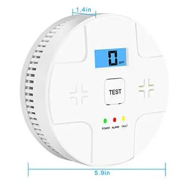 3 Pack Smoke and Carbon Monoxide Alarm Detector
