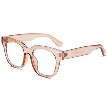 SOJOS Square Blue Light Blocking Glasses for Women