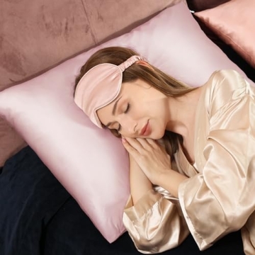 Adubor Silk Pillowcase 100% Mulberry Silk with Zipper