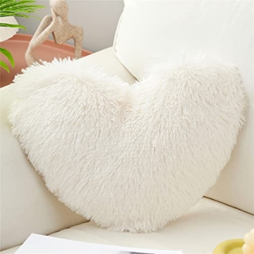MOOWOO Heart Pillow - Plush Decorative Gift for All