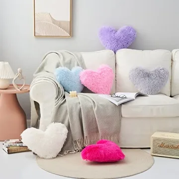 MOOWOO Heart Pillow - Plush Gift for All Occasions