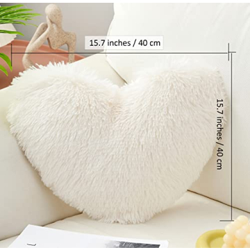 MOOWOO Heart Pillow - Plush Gift for All Occasions