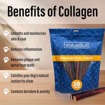 ValueBull Collagen Chews - Natural Dog Treats for Joint Health