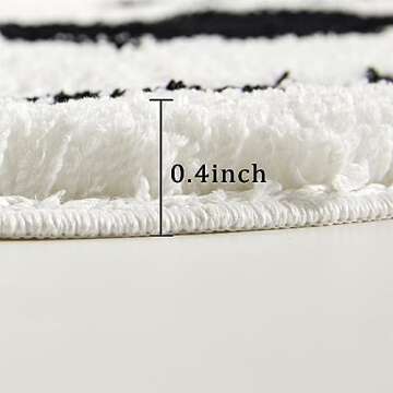 Nightmare Before Christmas Halloween Rug - 3ft Jack Skellington Round Non-Slip Washable