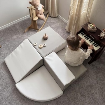 Safe 4-Piece Toddler Climbing Set Indoor Play for Ages 1-3