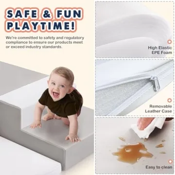 Safe 4-Piece Toddler Climbing Set Indoor Play for Ages 1-3