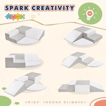 Safe 4-Piece Toddler Climbing Set Indoor Play for Ages 1-3