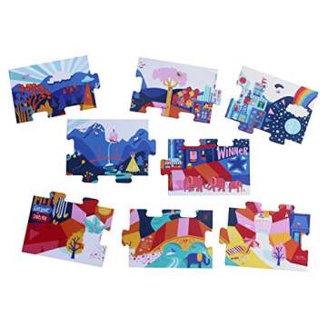 Buffalo Games Silly Street - The Award Winning Game That Gets You Up & Moving & Creative & Just Plain Silly Multi-colred, Blue, Red, White