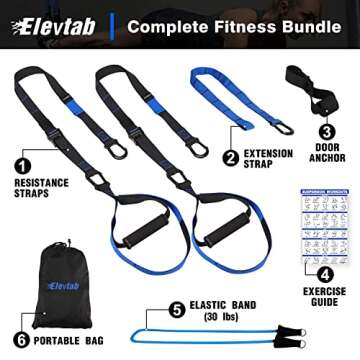 ELEVTAB Suspension Trainer 3.0 for Full-Body Workouts