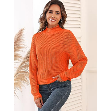 ZAFUL Women's Cropped Turtleneck Sweater - Stylish Warmth