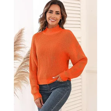 ZAFUL Women's Cropped Turtleneck Sweater - Stylish Warmth
