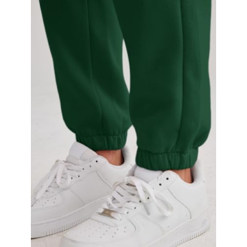 AUTOMET Cozy Fleece Lined High Waisted Sweatpants