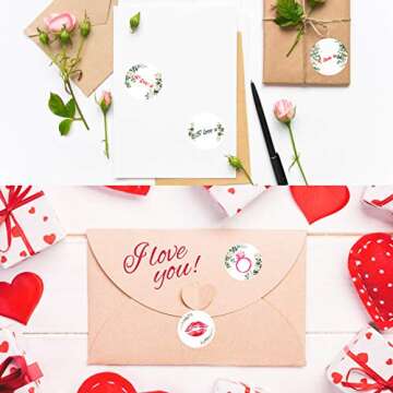 500 Pieces Canning Jars Labels Stickers Round Self Adhesive Stickers Lid Labels Roll 2 Inch Floral Canning Label Sticker for Storage Organizing Tags Envelop Seal, 4 Designs (White)