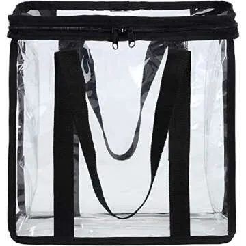 Fasmov Set of 6 Vinyl Record Storage Bags Hold up to 216 Albums (36 Each Bag)