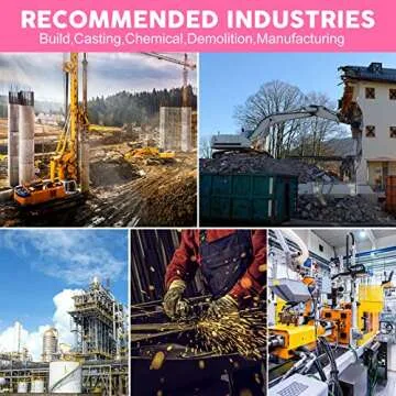 60923 Respirator Cartridge, Particulate Filter, for Half and Full Face Pieces, Effective Filtering Organic Vapors, Acid Gases and Particulates,1 Pair for Manufacturing, Laboratory, Construction