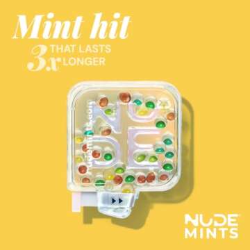NUDE MINTS | Dual Action Liquid Capsules | Mouth Watering Mint - Lasts 3X Longer - 3X Stronger - Ext...
