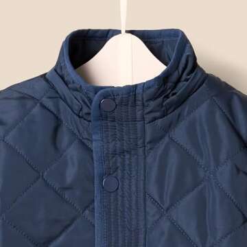 Amazon Essentials x Sofia Grainge Unisex Babies' Midweight Field Jacket with Hood, Dark Navy, 24 Months