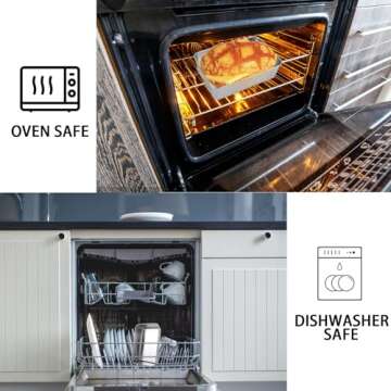 AKOLAFE 6PCS Stainless Steel Loaf Pan 8.5 x 5.5 Inch Banana Bread Pan for Homemade Bread Baking Pan for Oven Metal Meatloaf Pan Sandwich Bread Loaf Pans for Baking Bread Tins for Baking Meat Loaf Cake