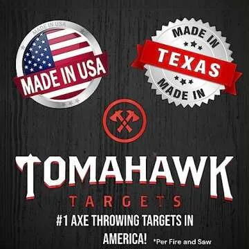 Tomahawk Targets - Freestanding Wooden Axe and Knife Throwing Target Board - 6ft Tall