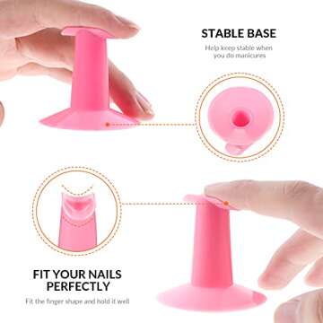 Milisten Finger Stand Support Rest for Nail Art Enthusiasts