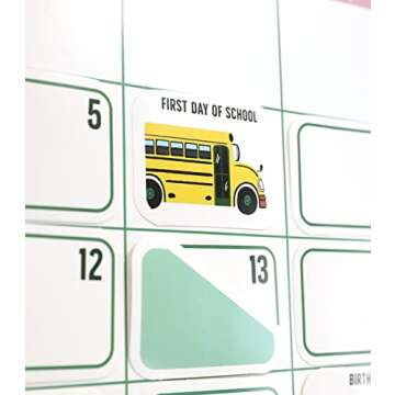 Carson Dellosa Grow Together 134PC Classroom Calendar Bulletin Board Set, Monthly Calendar, Motivational Poster, Flower, Plant, Holiday & Birthday Bulletin Board Accents for Bulletin Board, Wall Decor