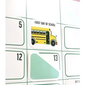 Carson Dellosa Grow Together 134PC Classroom Calendar Bulletin Board Set, Monthly Calendar, Motivational Poster, Flower, Plant, Holiday & Birthday Bulletin Board Accents for Bulletin Board, Wall Decor