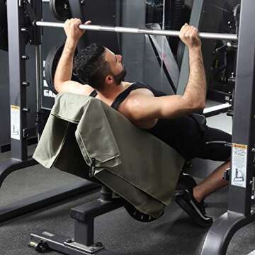 Rainleaf Microfiber Towel,Army Green,16 X 32 Inches