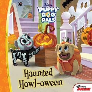Puppy Dog Pals Haunted Howl-oween Glow-in-the-Dark Book