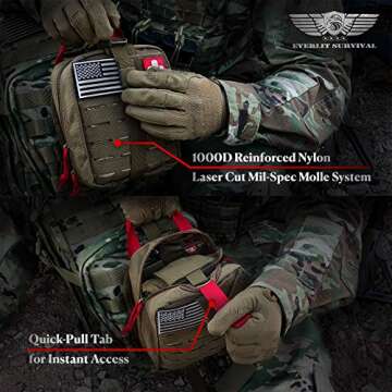 EVERLIT Emergency Trauma Kit - Advanced First Aid Solution