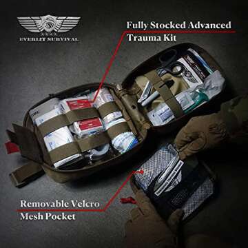 EVERLIT Emergency Trauma Kit - Advanced First Aid Solution