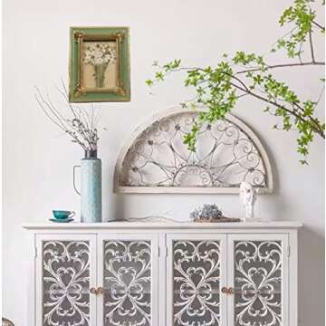 WINPLUS+ Vintage Picture frame 2.5x3.5, Luxury Antique Green Photo Frame With Golden Embossed Flower Furnishing, Retro Style Decor, Wall and Tabletop Display, Art Gallery (2.5x3.5-Green)